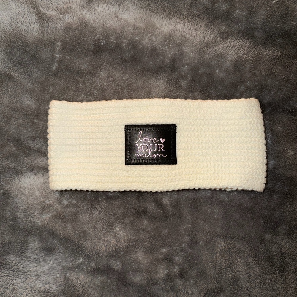 Love Your Melon Cream Knit Headband